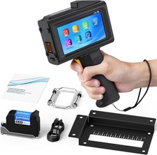 0.5 Inch Print Height Intelligent JC01 Handheld Inkjet Printer (Black) picture