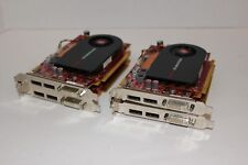 Lot of 4 ATI FirePRO V3750 256MB Dual Video 3D Graphic Card Full Height picture