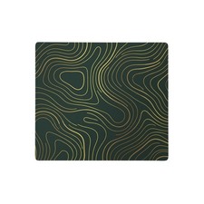 Green Gold Topographic Map Gaming Mouse Pad Desk Mat Minimalist Non-Slip picture