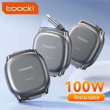 Toocki USB-C to USB-C 100W Retractable Fast Charging Cable picture