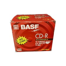 Emtec /  BASF CD-R Recordable Compact Disc 74 min 650 MB *10 PACK* SEALED NEW picture