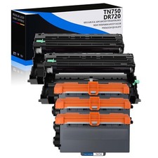 for Brother 3PK TN750 High Yield Toner+2PK DR720 Drum Unit MFC-8810DW HL-5470DW picture