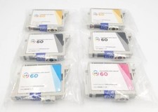 LD Ink Cartridge Replacement for Epson 60 T060 (2 B, 1 C, 1 M, 2 Y) picture
