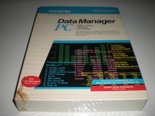 Timeworks Data Manager PC dos database new in box 5.25