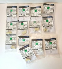 Lot Of 13 ~ Cat 3 UTP RJ11 Performance Jack Ivory RJ45 16 MHz ~ comCables NEW picture