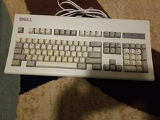 Dell GYUM95SK VINTAGE  Mechanical PS/2 Keyboard AT101 Works Great picture