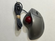Logitech TrackMan Wheel Mouse USB Optical Trackball Silver T-BB18*Works 100%*(3) picture