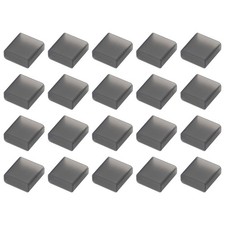 20pcs USB 2.0 Port Cap Cover Silicone Protector for USB Data Cable, Clear Black picture