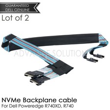 Lot 2 Dell PowerEdge R740xd 24B Server SSD NVMe PCIe Extender Cable 9TPCT 95K27 picture