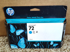 Genuine HP 72 CYAN DesignJet Ink Cartridge  130ml  C9371A ~ EXP.  05/2021 picture