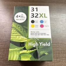32XL/31 Black Cyan Yellow Magenta High Yield Ink Refills 4/Pack - 1VV24AN picture