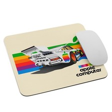 Macintosh Retro Apple Computer & Porsche Mouse Pad – Vintage Style 9.5