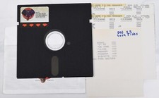 Vtg Computer Floppy Disk - Collectible, Untested, As-Is (Atari Home Filing Mgr) picture