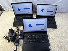 Lot Of 3  Lenovo 14w Gen 2 AMD (14”) Windows 11 Pro 128GB Touchscreen Backlit picture