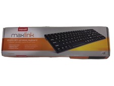 Maxwell Maxlink 2.4GHz slim wireless keyboard, black, used, excellent condition picture