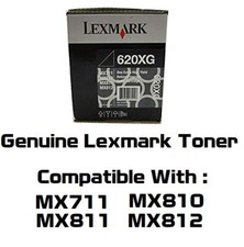 New Genuine Lexmark 620XG Toner Cartridge MX711 MX810 MX811 MX812 NO BOX picture