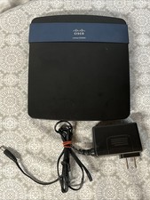CISCO Linksys EA3500 Dual Band N750 Router W/ Power Cord - Turns On Solid Green picture