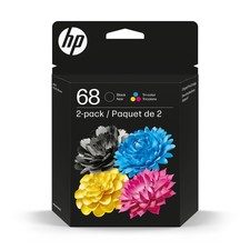 HP 68 Black/Tri-Color Ink Cartridges (2-Pack) | Works Envy 6100e, 6500e Serie picture