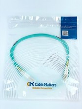 NEW Cable Matters 120007-2m-US 2m LC to LC OM3 Duplex Fiber Cable with WARRANTY picture