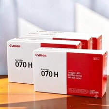 Canon 070H Black Toner Cartridge Compatible High Yield 4 Pack New Closed Box picture