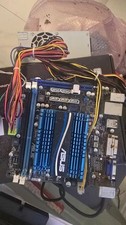 ASUS 35m1-1 micro motherboard plus powersupply picture