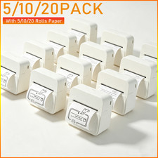 LOT Compact Bluetooth Thermal Mini Label Maker Wireless Inkless Printer for DIY picture
