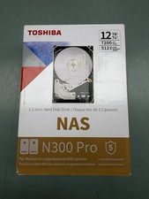 Toshiba N300 Pro 12TB NAS Hard Drive SATA 3 6Gb/s 7200 RPM 512MB Cache - NEW picture