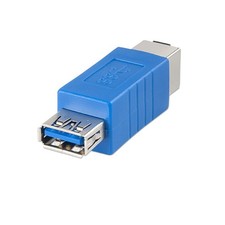 LINDY USB 3.2 Adapter, USB A Female to B Female picture