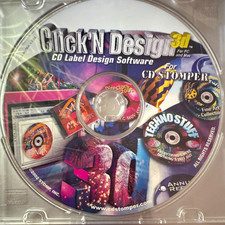 CD Stomper Click 'N Design 3D CD Label Design Software CD-ROM for PC & Mac picture