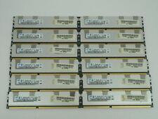 LOT OF 12 SAMSUNG 16GB 4Rx4 PC3L Heat-Shielded Server Ram - M393B2K70CM0-YF8 picture