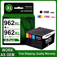 4PK 962XL Ink Cartridges for HP Officejet Pro 9010 9015 9020 9018 9025 Printers picture