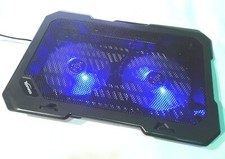 Topmate Laptop Cooler C302 Ultra Slim Notebook Cooler, Laptop Fan Cooling Stand picture
