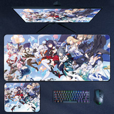 gaming mouse pad, large mat with non-slip base  Honkai Impact 3rd Waifus #01 picture