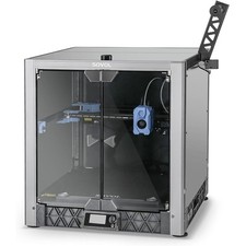 Metal and Tempered Glass Open Enclosure with Drag Chain and Filter Fan for SV08 picture