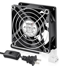 EC 80mm x 25mm Small 3 Inch Muffin Axial Cooling Fan 110V 120V 220V 240V Dual... picture