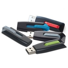 Verbatim Corporation 70900 32Gb V3 Usb 3.0 5Pk Store N Go Retractable Assorted picture