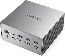 TOTU Upgraded USB-C 4K Triple Display Docking Station Charging Support picture