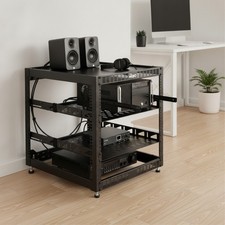 Complete 12U Open Frame Network Rack with Mounting Hardware & Easy Setup Guide picture