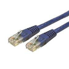 Startech C6PATCH50BL 50ft Blue Cat 6 Patch Cable RJ45 M-F picture