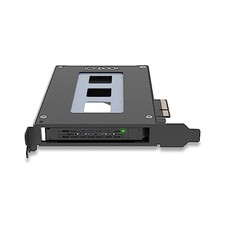 Icy Dock MB111VPB U.2 NVMe SSD Enclosure PCIe 4.0 Black picture