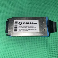 JDS Uniphase SOC-1250NS P/N 52P6415 1250 MBd Long Wavelength JGB-12LYAA1 SB1 picture