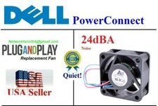 1x Quiet Version Replacement Fan for Dell PowerConnect, Delta 22~24dBA Noise picture