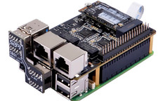 U2500 M.2 NVME Dual USB3.0 to 2.5g Ethernet for Raspberry pi 5 Adapter Board picture