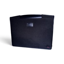 TUMI Ballistic Nylon Zip Portfolio Organizer iPad Tablet Folio Black Case picture