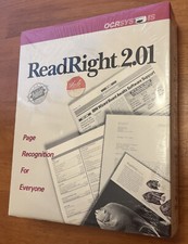 Read Right 2.01 Big Box Software OCR Systems New Old Stock Sealed picture