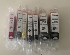 Tekmall 270XL 271XL Canon Compatible Ink Cartridges Set Of 7 Brand New picture