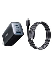 Anker PowerPort III 3-Port 65W Pod with USB-C Cable (Black) picture