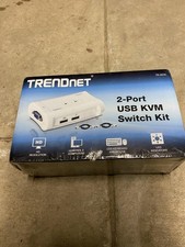 TRENDnet TK-207K 2-Port USB KVM Switch Kit HD Resolution W/ Cables Control 2 PCs picture