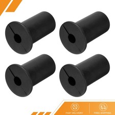 4Pack Wall Grommets for Cables 3/4 Inch Cable with 7mm Hole Silicone Black picture