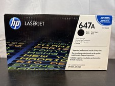 HP LaserJet 647A CE260A BLACK Toner Cartridge CP4025 CP4525 - SEALED A1 picture